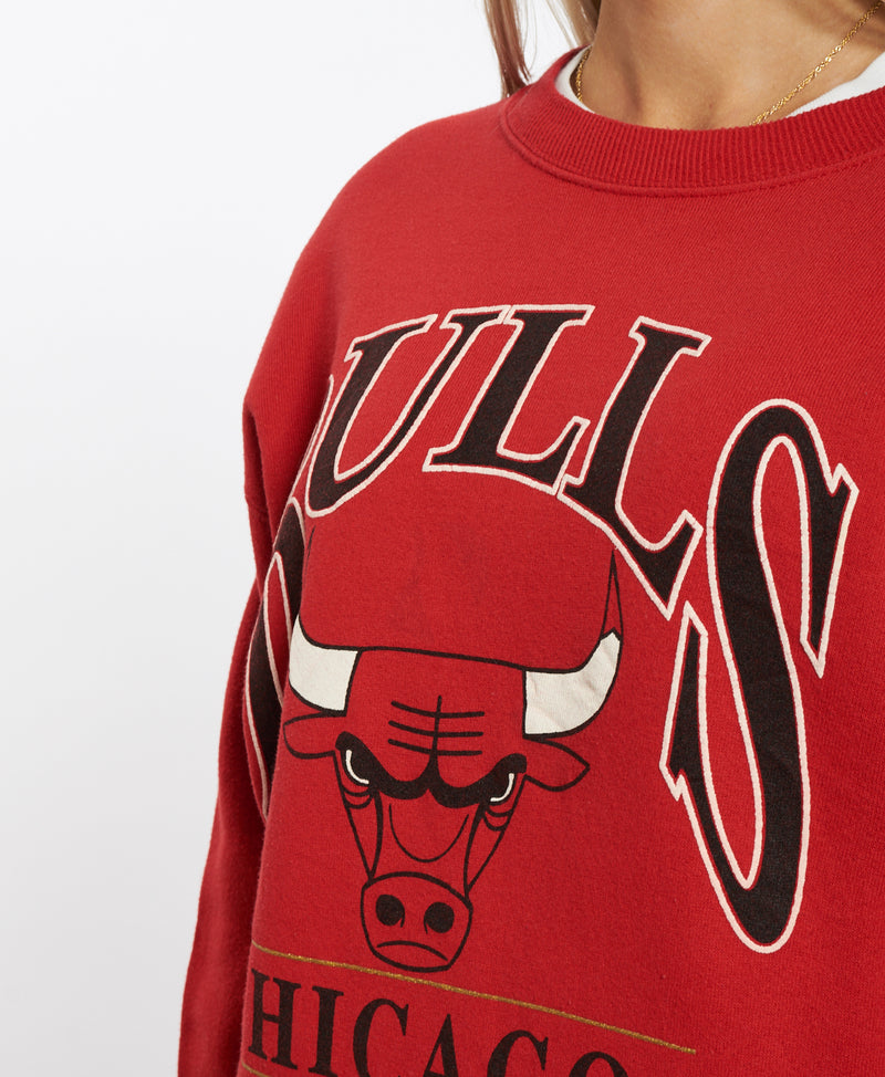 Vintage 90s Chicago Bulls Sweatshirt <br>S , The Real Deal , newtown, sydney, australia, thrift store, opshop, preloved, secondhand, sustainable, retro, antique, 70s, 80s, 90s, 2000s, 00s, fashion, clothing, streetwear, trendy, garment, style, boutique, store, shop, archive, sale, cheap, best, top