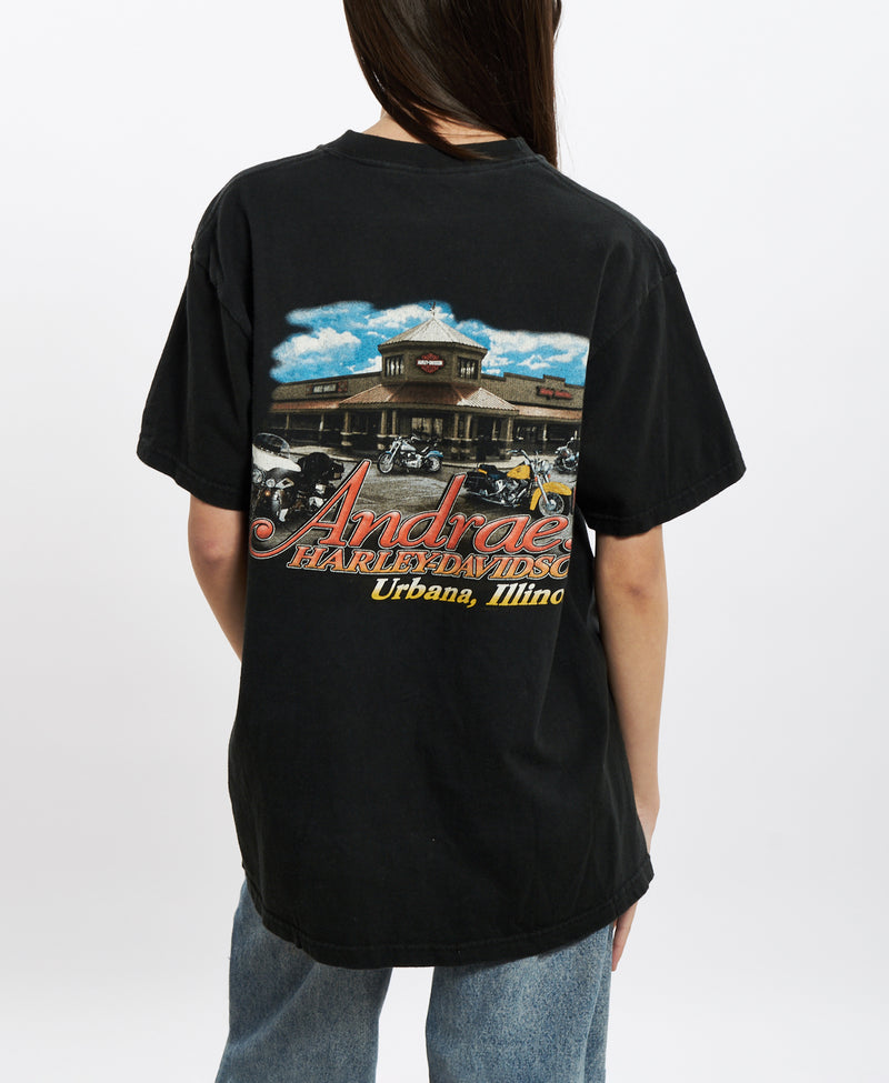 Vintage Harley Davidson 'Urbana, Illinois' Tee <br>S