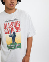 Vintage 1999 MLB All Star Game Front Page Tee <br>XL , The Real Deal , newtown, sydney, australia, thrift store, opshop, preloved, secondhand, sustainable, retro, antique, 70s, 80s, 90s, 2000s, 00s, fashion, clothing, streetwear, trendy, garment, style, boutique, store, shop, archive, sale, cheap, best, top