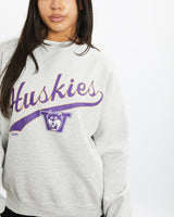 Vintage 90s NCAA Washington Huskies Sweatshirt <br>S , The Real Deal , newtown, sydney, australia, thrift store, opshop, preloved, secondhand, sustainable, retro, antique, 70s, 80s, 90s, 2000s, 00s, fashion, clothing, streetwear, trendy, garment, style, boutique, store, shop, archive, sale, cheap, best, top