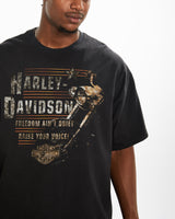 Vintage Harley Davidson Tee <br>XL , The Real Deal , newtown, sydney, australia, thrift store, opshop, preloved, secondhand, sustainable, retro, antique, 70s, 80s, 90s, 2000s, 00s, fashion, clothing, streetwear, trendy, garment, style, boutique, store, shop, archive, sale, cheap, best, top