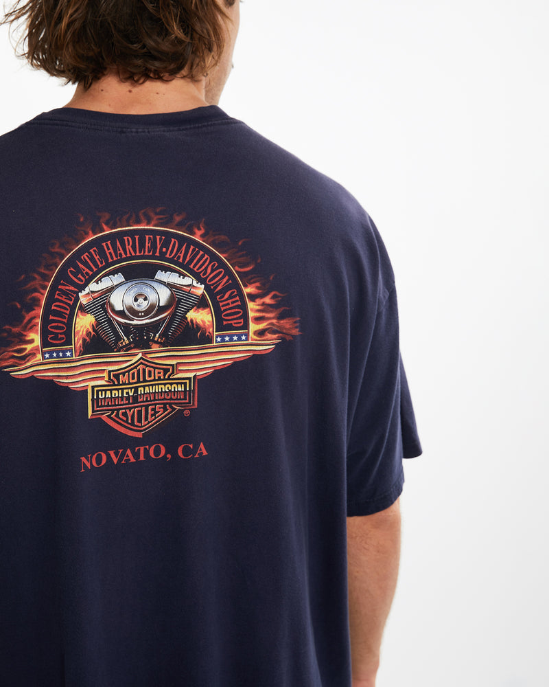 Vintage Harley Davidson Tee <br>XXL , The Real Deal , newtown, sydney, australia, thrift store, opshop, preloved, secondhand, sustainable, retro, antique, 70s, 80s, 90s, 2000s, 00s, fashion, clothing, streetwear, trendy, garment, style, boutique, store, shop, archive, sale, cheap, best, top