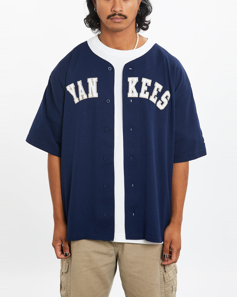 Vintage 90s MLB New York Yankees Jersey <br>L