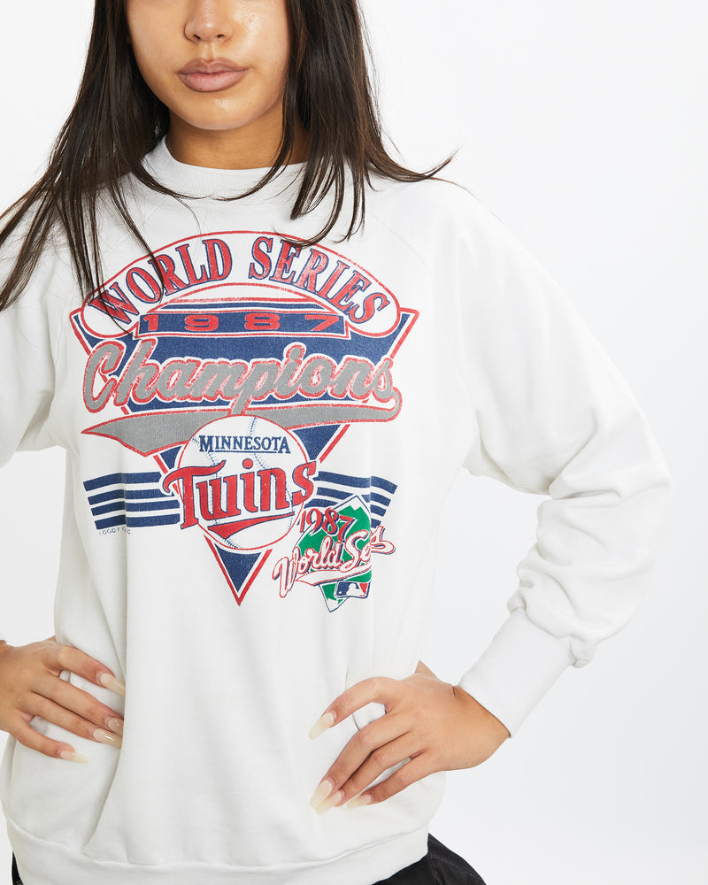 Vintage 1987 MLB Minnesota Twins World Series Sweatshirt <br>S