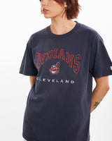 Vintage MLB Cleveland Indians Tee <br>M , The Real Deal , newtown, sydney, australia, thrift store, opshop, preloved, secondhand, sustainable, retro, antique, 70s, 80s, 90s, 2000s, 00s, fashion, clothing, streetwear, trendy, garment, style, boutique, store, shop, archive, sale, cheap, best, top