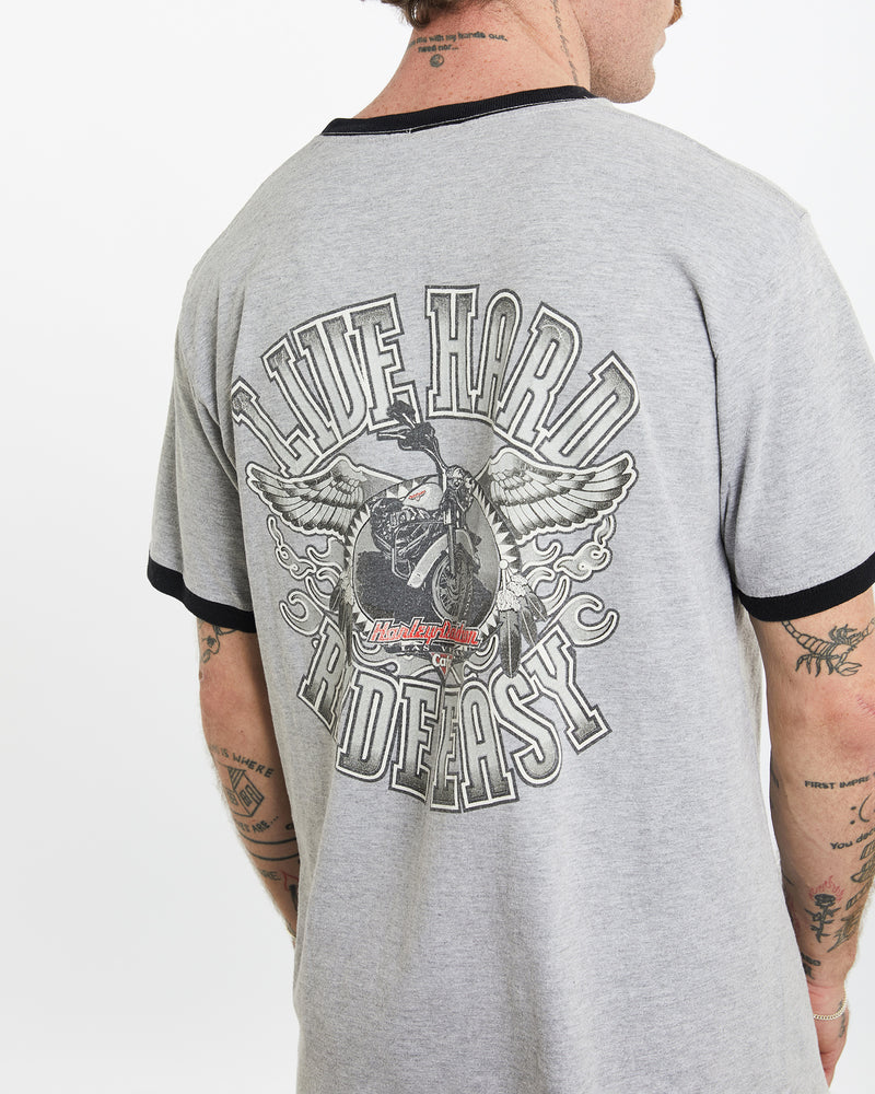 Vintage Harley Davidson Tee <br>L , The Real Deal , newtown, sydney, australia, thrift store, opshop, preloved, secondhand, sustainable, retro, antique, 70s, 80s, 90s, 2000s, 00s, fashion, clothing, streetwear, trendy, garment, style, boutique, store, shop, archive, sale, cheap, best, top