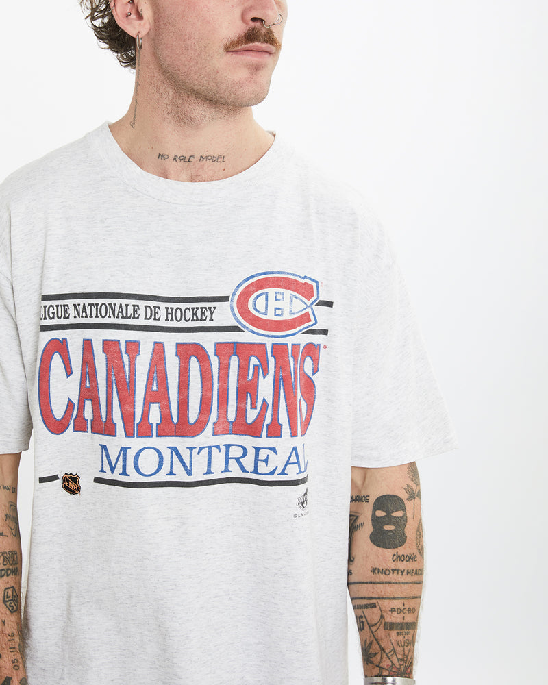 Vintage 1994 NHL Montreal Canadiens Tee <br>L