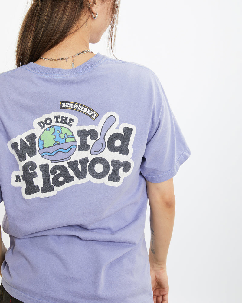 Vintage Ben & Jerry's 'Do The World A Flavor' Tee <br>M