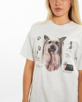 Vintage Yorkshire Terrier Dog Tee <br>M , The Real Deal , newtown, sydney, australia, thrift store, opshop, preloved, secondhand, sustainable, retro, antique, 70s, 80s, 90s, 2000s, 00s, fashion, clothing, streetwear, trendy, garment, style, boutique, store, shop, archive, sale, cheap, best, top