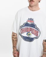 Vintage NFL St. Louis Rams Super Bowl Tee <br>L