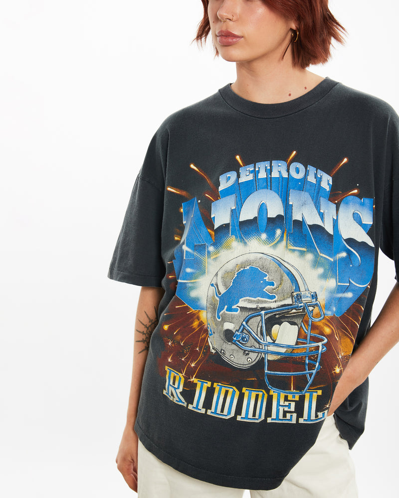 Vintage 1997 NFL Detroit Lions Tee <br>M , The Real Deal , newtown, sydney, australia, thrift store, opshop, preloved, secondhand, sustainable, retro, antique, 70s, 80s, 90s, 2000s, 00s, fashion, clothing, streetwear, trendy, garment, style, boutique, store, shop, archive, sale, cheap, best, top