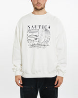 Vintage 90s Nautica Sweatshirt <br>XL , The Real Deal , newtown, sydney, australia, thrift store, opshop, preloved, secondhand, sustainable, retro, antique, 70s, 80s, 90s, 2000s, 00s, fashion, clothing, streetwear, trendy, garment, style, boutique, store, shop, archive, sale, cheap, best, top