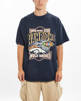 1997 NFL Denver Broncos Super Bowl Tee <br>L