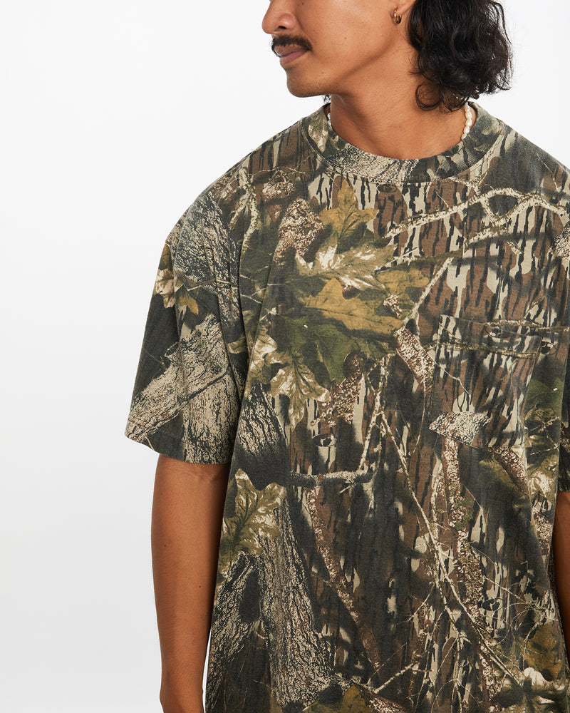 Vintage 90s Realtree Camo Tee <br>L