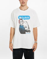 Vintage 90s Rosie the Riveter 'We Can Do It' Tee <br>XL