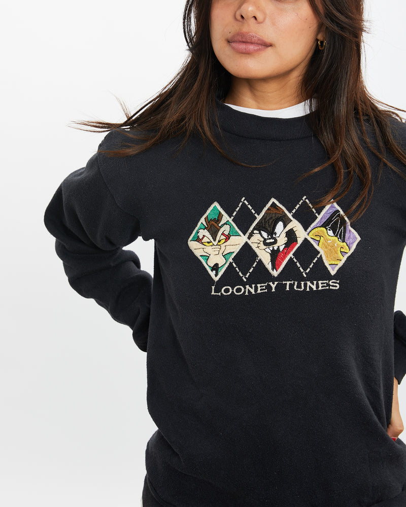 Vintage 90s Looney Tunes Sweatshirt <br>XXS , The Real Deal , newtown, sydney, australia, thrift store, opshop, preloved, secondhand, sustainable, retro, antique, 70s, 80s, 90s, 2000s, 00s, fashion, clothing, streetwear, trendy, garment, style, boutique, store, shop, archive, sale, cheap, best, top