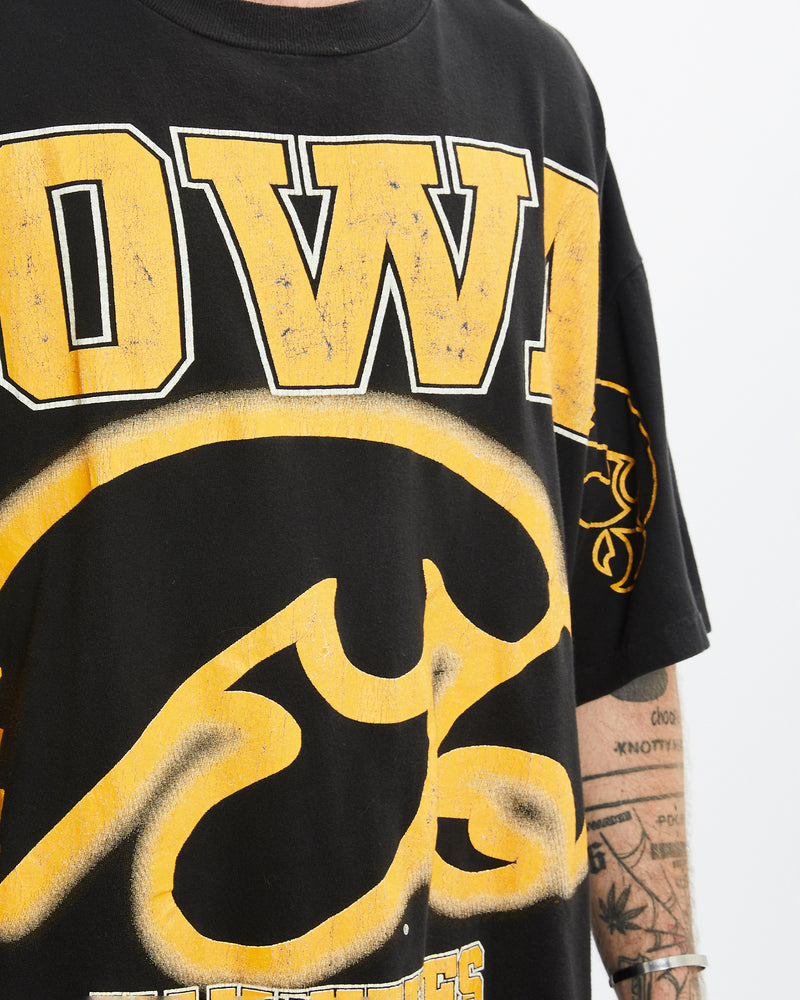 90s NCAA University of Iowa Hawkeyes Tee <br>XL