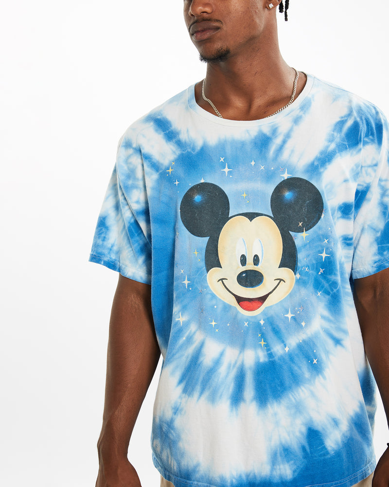 Vintage 90s Disney Mickey Mouse Tie Dye Tee <br>XL