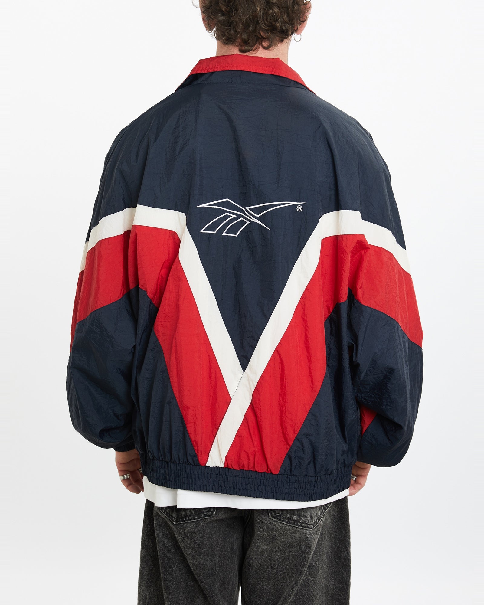 Retro reebok windbreaker deals