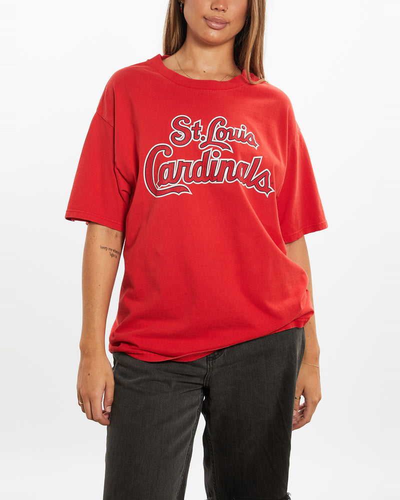 Vintage MLB St. Louis Cardinals Tee <br>M , The Real Deal , newtown, sydney, australia, thrift store, opshop, preloved, secondhand, sustainable, retro, antique, 70s, 80s, 90s, 2000s, 00s, fashion, clothing, streetwear, trendy, garment, style, boutique, store, shop, archive, sale, cheap, best, top