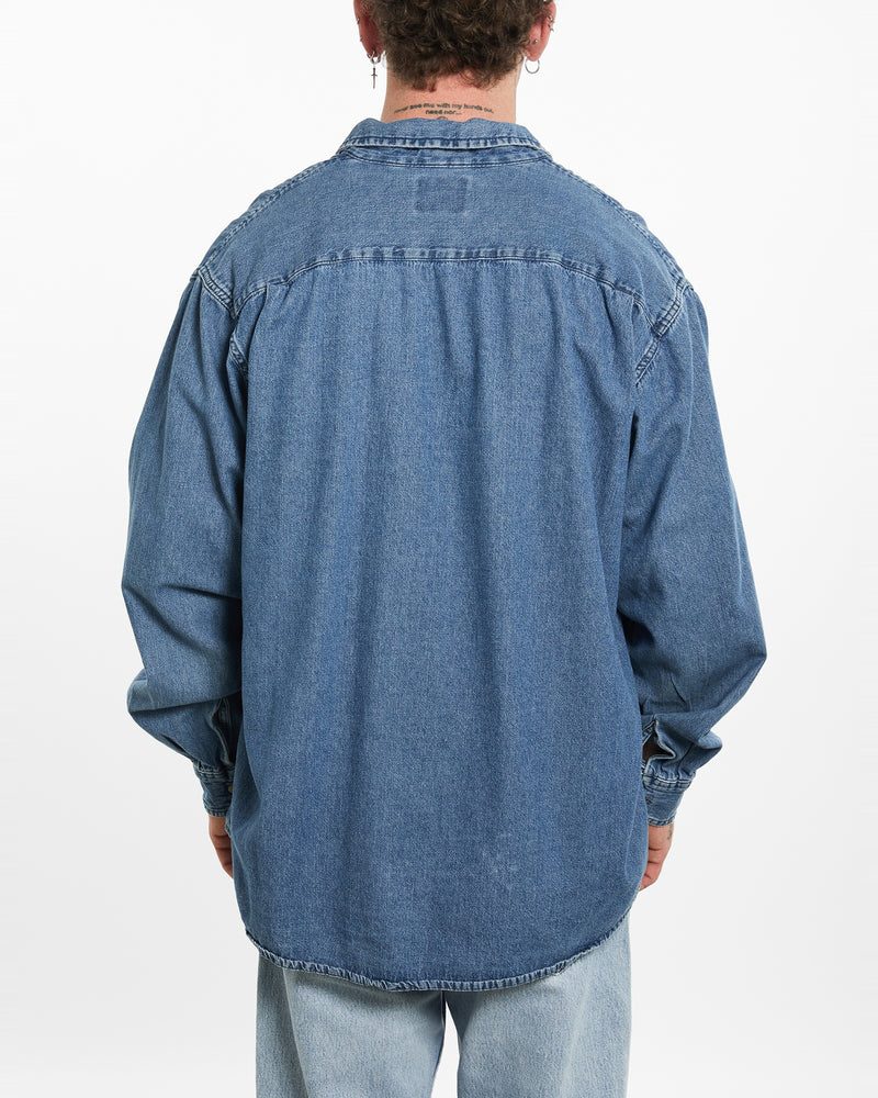 Vintage Wrangler Denim Button Up <br>L