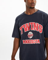 Vintage MLB Minnesota Twins Tee <br>XL , The Real Deal , newtown, sydney, australia, thrift store, opshop, preloved, secondhand, sustainable, retro, antique, 70s, 80s, 90s, 2000s, 00s, fashion, clothing, streetwear, trendy, garment, style, boutique, store, shop, archive, sale, cheap, best, top