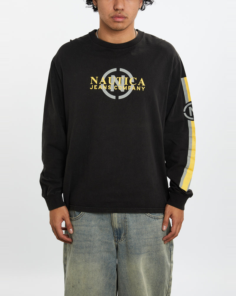 Vintage Nautica Jeans Co. Long Sleeve Tee <br>L