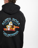 Vintage 90s Deadstock Santa Rosa California 'Twin Vee' Hooded Sweatshirt <br>L , The Real Deal , newtown, sydney, australia, thrift store, opshop, preloved, secondhand, sustainable, retro, antique, 70s, 80s, 90s, 2000s, 00s, fashion, clothing, streetwear, trendy, garment, style, boutique, store, shop, archive, sale, cheap, best, top