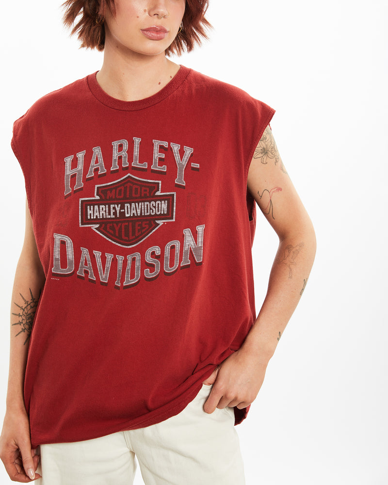 Vintage Harley Davidson Tank <br>M , The Real Deal , newtown, sydney, australia, thrift store, opshop, preloved, secondhand, sustainable, retro, antique, 70s, 80s, 90s, 2000s, 00s, fashion, clothing, streetwear, trendy, garment, style, boutique, store, shop, archive, sale, cheap, best, top