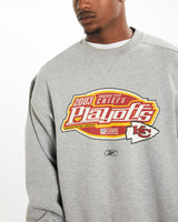 Vintage NFL Kansas City Chiefs Sweatshirt <br>XL , The Real Deal , newtown, sydney, australia, thrift store, opshop, preloved, secondhand, sustainable, retro, antique, 70s, 80s, 90s, 2000s, 00s, fashion, clothing, streetwear, trendy, garment, style, boutique, store, shop, archive, sale, cheap, best, top