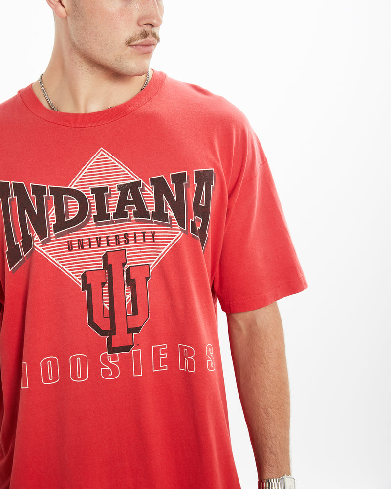 Vintage 90s NCAA University of Indiana Hoosiers Tee <br>XL , The Real Deal , newtown, sydney, australia, thrift store, opshop, preloved, secondhand, sustainable, retro, antique, 70s, 80s, 90s, 2000s, 00s, fashion, clothing, streetwear, trendy, garment, style, boutique, store, shop, archive, sale, cheap, best, top