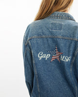 Vintage 90s Gap USA Denim Jacket <br>M , The Real Deal , newtown, sydney, australia, thrift store, opshop, preloved, secondhand, sustainable, retro, antique, 70s, 80s, 90s, 2000s, 00s, fashion, clothing, streetwear, trendy, garment, style, boutique, store, shop, archive, sale, cheap, best, top