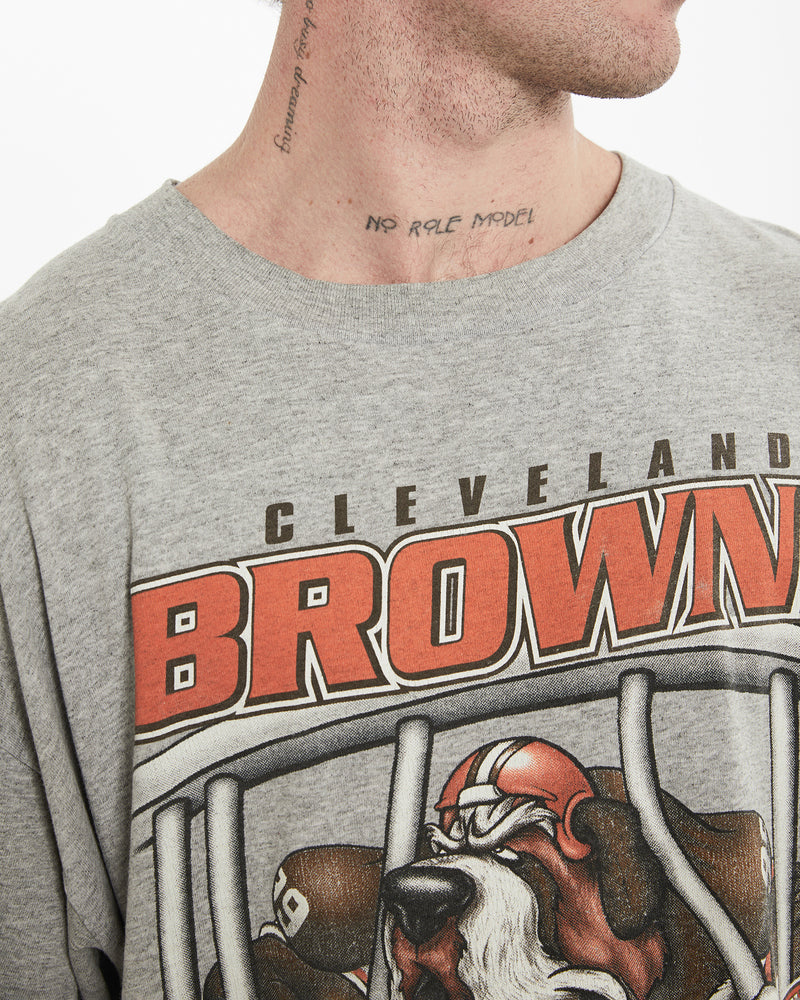 Vintage 1993 NFL Cleveland Browns Tee <br>L , The Real Deal , newtown, sydney, australia, thrift store, opshop, preloved, secondhand, sustainable, retro, antique, 70s, 80s, 90s, 2000s, 00s, fashion, clothing, streetwear, trendy, garment, style, boutique, store, shop, archive, sale, cheap, best, top