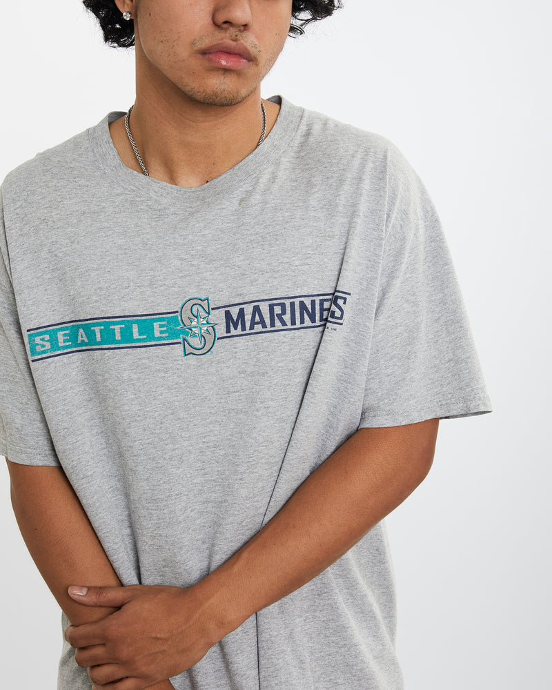 Vintage 1999 MLB Seattle Mariners Tee <br>L , The Real Deal , newtown, sydney, australia, thrift store, opshop, preloved, secondhand, sustainable, retro, antique, 70s, 80s, 90s, 2000s, 00s, fashion, clothing, streetwear, trendy, garment, style, boutique, store, shop, archive, sale, cheap, best, top