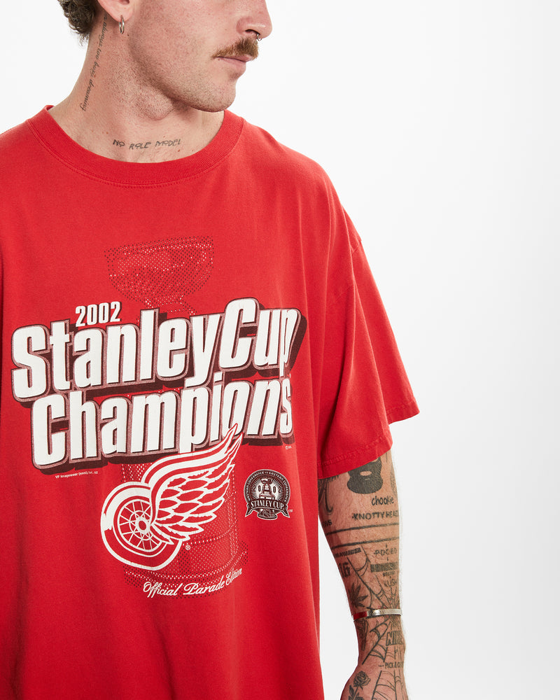 Vintage NHL Detroit Red Wings Tee <br>XL , The Real Deal , newtown, sydney, australia, thrift store, opshop, preloved, secondhand, sustainable, retro, antique, 70s, 80s, 90s, 2000s, 00s, fashion, clothing, streetwear, trendy, garment, style, boutique, store, shop, archive, sale, cheap, best, top