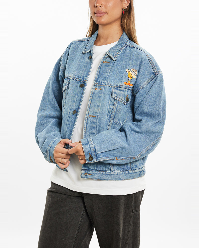 Vintage Looney Tunes Tweety Denim Jacket <br>M