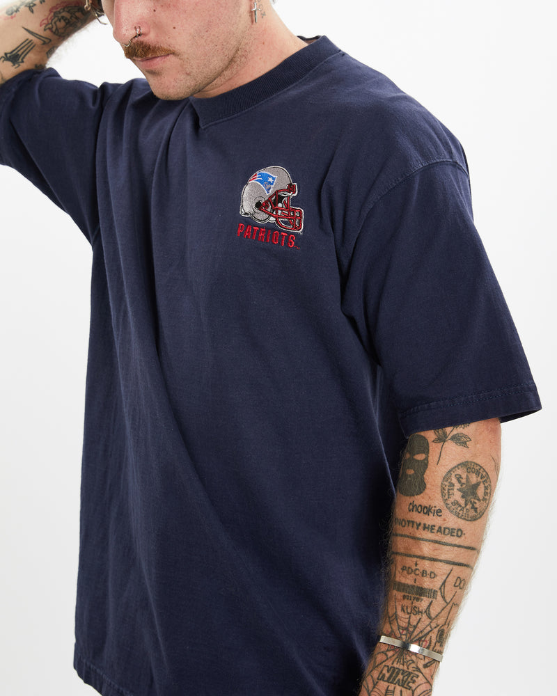 90s NFL New England Patriots Tee <br>L