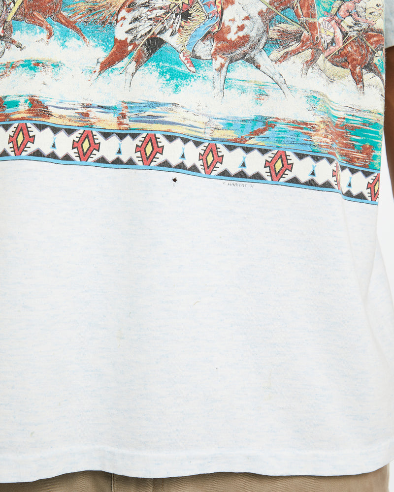 Vintage Native American Tee <br>M