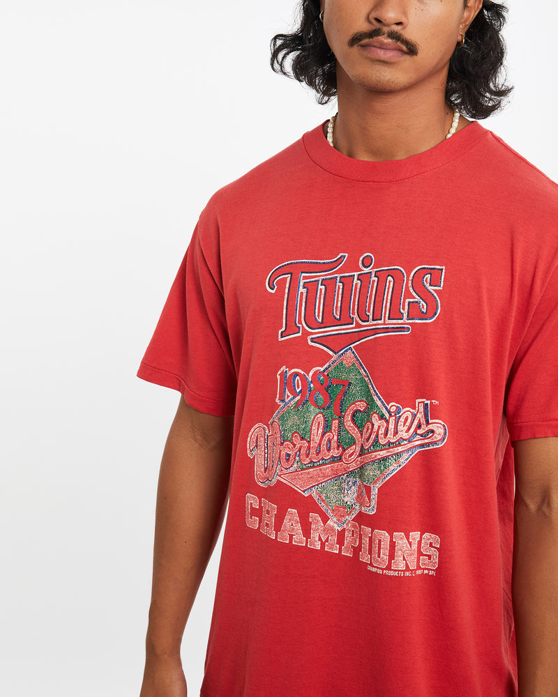 Vintage 1987 MLB Minnesota Twins Tee <br>L