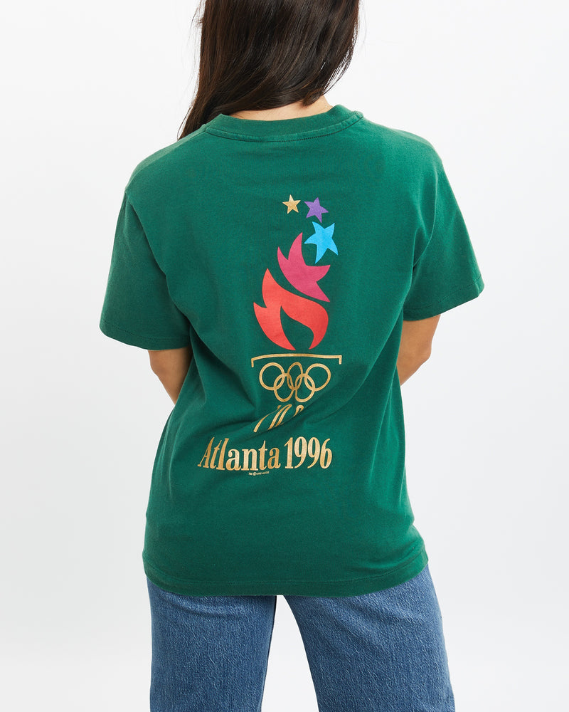 Vintage 1996 Atlanta Olympics Tee <br>XXS , The Real Deal , newtown, sydney, australia, thrift store, opshop, preloved, secondhand, sustainable, retro, antique, 70s, 80s, 90s, 2000s, 00s, fashion, clothing, streetwear, trendy, garment, style, boutique, store, shop, archive, sale, cheap, best, top