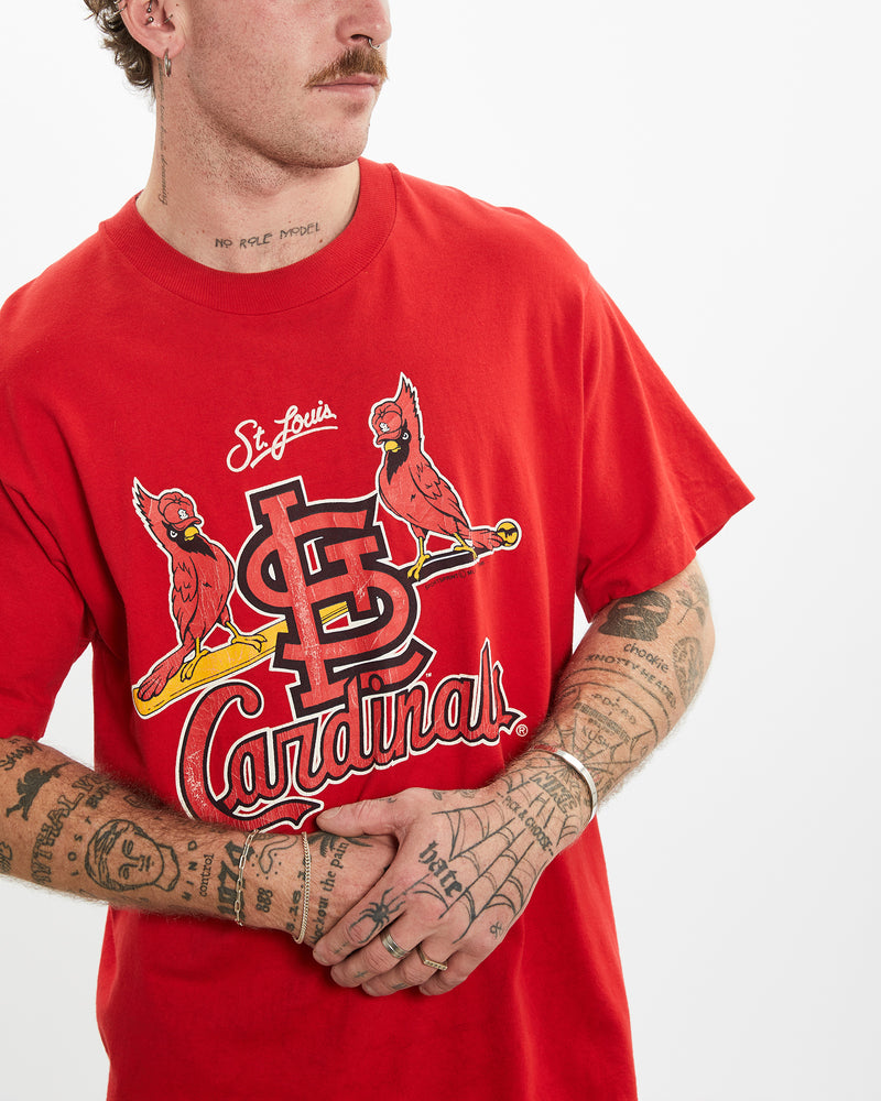 Vintage 1996 MLB St. Louis Cardinals Tee <br>L , The Real Deal , newtown, sydney, australia, thrift store, opshop, preloved, secondhand, sustainable, retro, antique, 70s, 80s, 90s, 2000s, 00s, fashion, clothing, streetwear, trendy, garment, style, boutique, store, shop, archive, sale, cheap, best, top