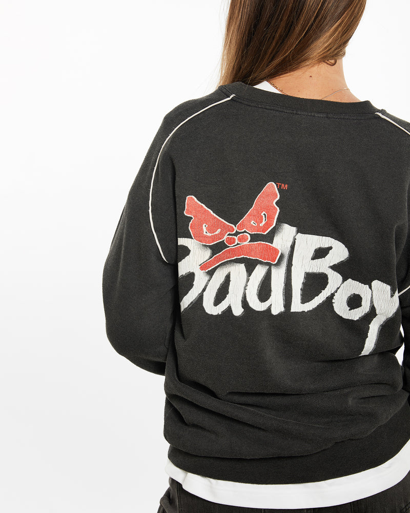 Vintage 90s Bad Boy Sweatshirt <br>M , The Real Deal , newtown, sydney, australia, thrift store, opshop, preloved, secondhand, sustainable, retro, antique, 70s, 80s, 90s, 2000s, 00s, fashion, clothing, streetwear, trendy, garment, style, boutique, store, shop, archive, sale, cheap, best, top