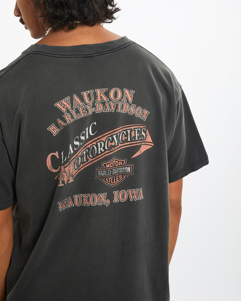 Vintage Harley Davidson Tee <br>L , The Real Deal , newtown, sydney, australia, thrift store, opshop, preloved, secondhand, sustainable, retro, antique, 70s, 80s, 90s, 2000s, 00s, fashion, clothing, streetwear, trendy, garment, style, boutique, store, shop, archive, sale, cheap, best, top