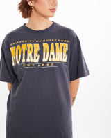 Vintage 90s University Of Notre Dame Tee <br>M , The Real Deal , newtown, sydney, australia, thrift store, opshop, preloved, secondhand, sustainable, retro, antique, 70s, 80s, 90s, 2000s, 00s, fashion, clothing, streetwear, trendy, garment, style, boutique, store, shop, archive, sale, cheap, best, top