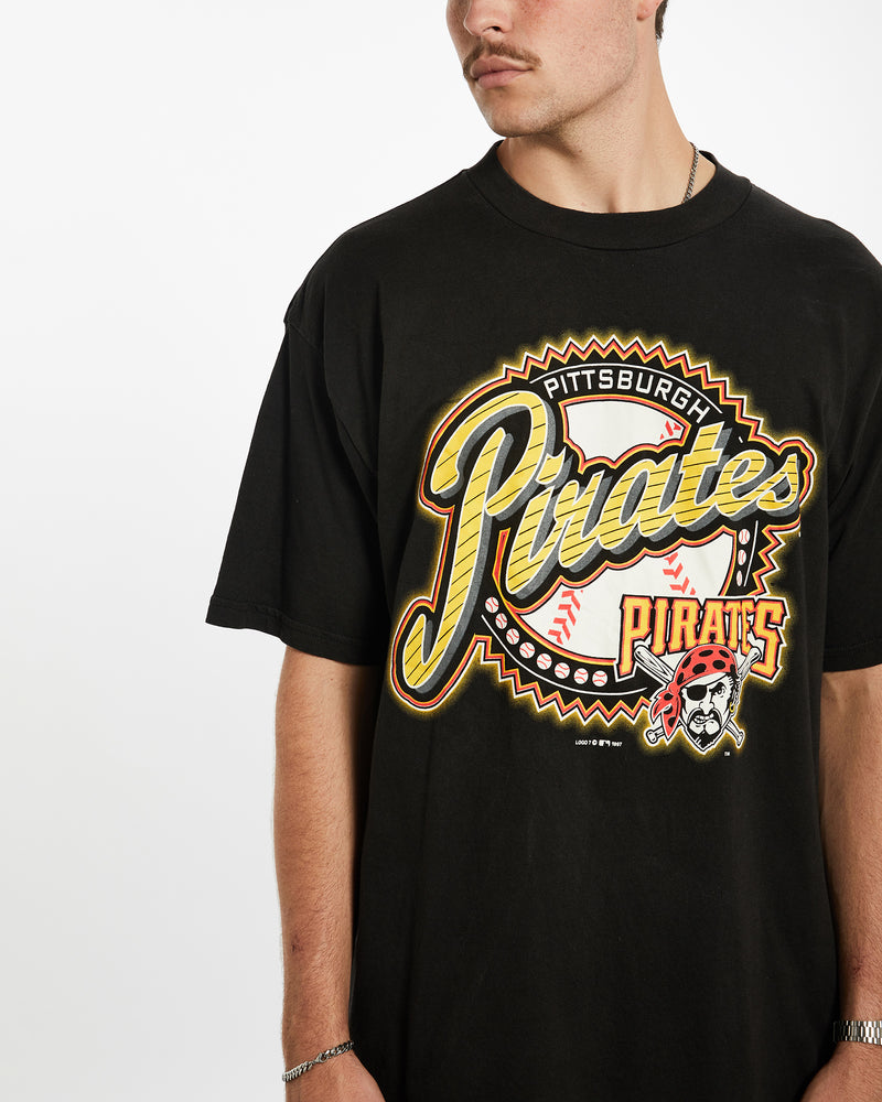 Vintage 1997 MLB Pittsburgh Pirates Tee <br>XL , The Real Deal , newtown, sydney, australia, thrift store, opshop, preloved, secondhand, sustainable, retro, antique, 70s, 80s, 90s, 2000s, 00s, fashion, clothing, streetwear, trendy, garment, style, boutique, store, shop, archive, sale, cheap, best, top