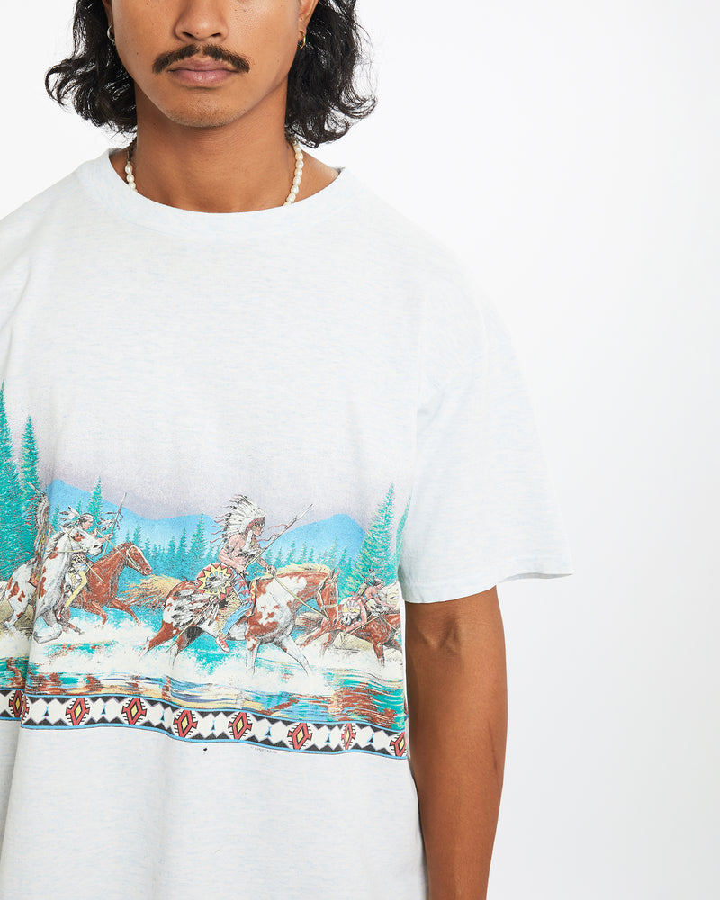 Vintage Native American Tee <br>M