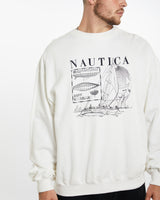 Vintage 90s Nautica Sweatshirt <br>XL , The Real Deal , newtown, sydney, australia, thrift store, opshop, preloved, secondhand, sustainable, retro, antique, 70s, 80s, 90s, 2000s, 00s, fashion, clothing, streetwear, trendy, garment, style, boutique, store, shop, archive, sale, cheap, best, top