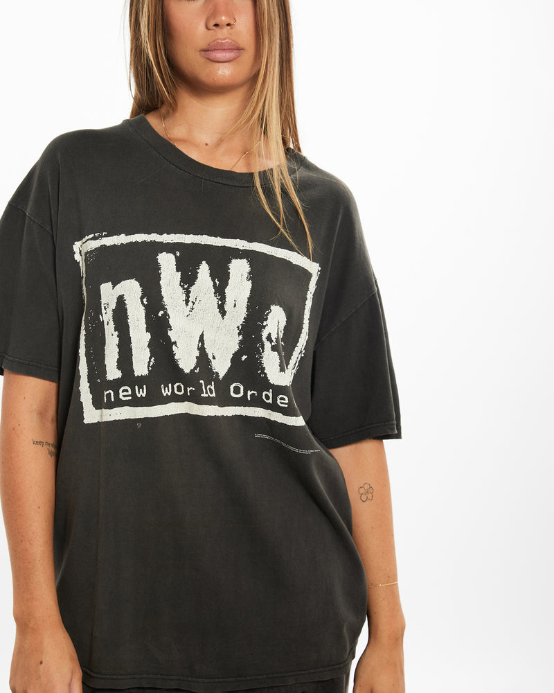 Vintage 1998 NWO Wrestling Tee <br>M , The Real Deal , newtown, sydney, australia, thrift store, opshop, preloved, secondhand, sustainable, retro, antique, 70s, 80s, 90s, 2000s, 00s, fashion, clothing, streetwear, trendy, garment, style, boutique, store, shop, archive, sale, cheap, best, top