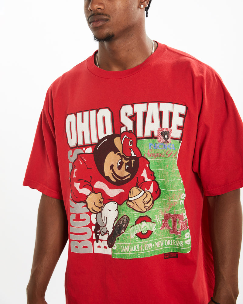 Vintage NCAA Ohio State Buckeyes Tee <br>XL , The Real Deal , newtown, sydney, australia, thrift store, opshop, preloved, secondhand, sustainable, retro, antique, 70s, 80s, 90s, 2000s, 00s, fashion, clothing, streetwear, trendy, garment, style, boutique, store, shop, archive, sale, cheap, best, top