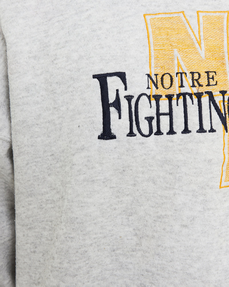 Vintage NCAA Notre Dame Fighting Irish Sweatshirt <br>L , The Real Deal , newtown, sydney, australia, thrift store, opshop, preloved, secondhand, sustainable, retro, antique, 70s, 80s, 90s, 2000s, 00s, fashion, clothing, streetwear, trendy, garment, style, boutique, store, shop, archive, sale, cheap, best, top